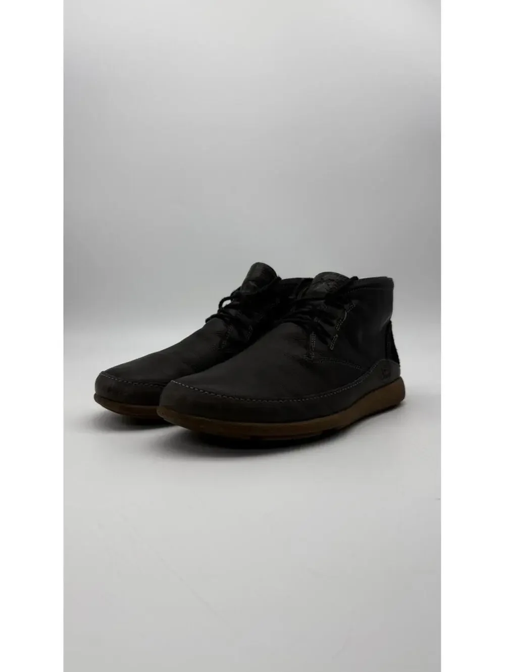Chaco Montrose Chukka Mens‎ Leather Ankle Boot Nickel Gray Size 9